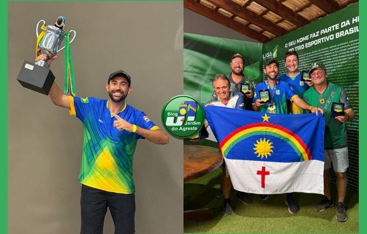 Atirador de São Bento do Una conquista Vice-Campeonato Brasileiro em duas categorias de tiro ao prato