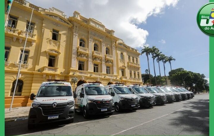 Governadora Raquel Lyra entrega 10 novas ambulâncias com suporte de UTI móvel para renovar frota de hospitais da Rede Estadual