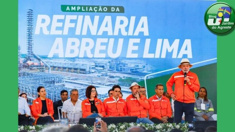 Ampliação da Refinaria Abreu e Lima marca nova fase em Pernambuco: “Somos destino de investimentos e temos um povo trabalhador e qualificado”, celebra governadora Raquel Lyra, ao lado do presidente Lula