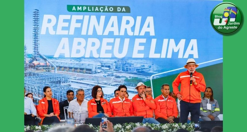 Ampliação da Refinaria Abreu e Lima marca nova fase em Pernambuco: “Somos destino de investimentos e temos um povo trabalhador e qualificado”, celebra governadora Raquel Lyra, ao lado do presidente Lula