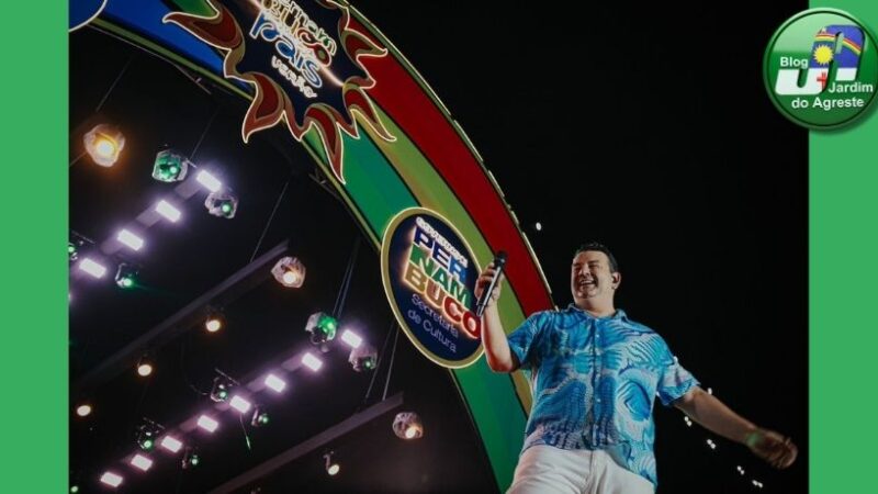 Durante o Festival Pernambuco Meu País Verão, em Jaboatão dos Guararapes, governadora Raquel Lyra reforça crescimento do turismo no Estado