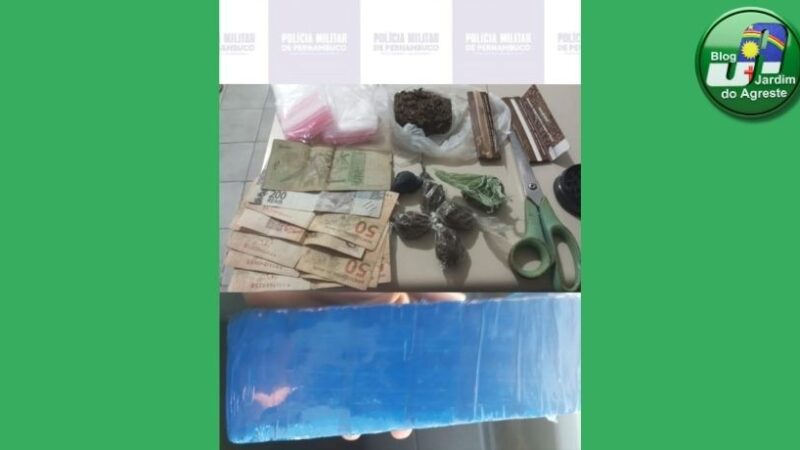 Cachoeirinha: PM apreende mais de 600 gramas de maconha em ação na zona rural